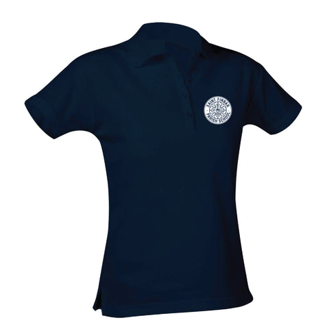 St. Finbar Feminine Fit Pique Polo - Navy