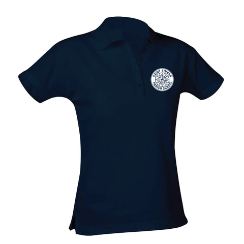 St. Finbar Feminine Fit Pique Polo - Navy