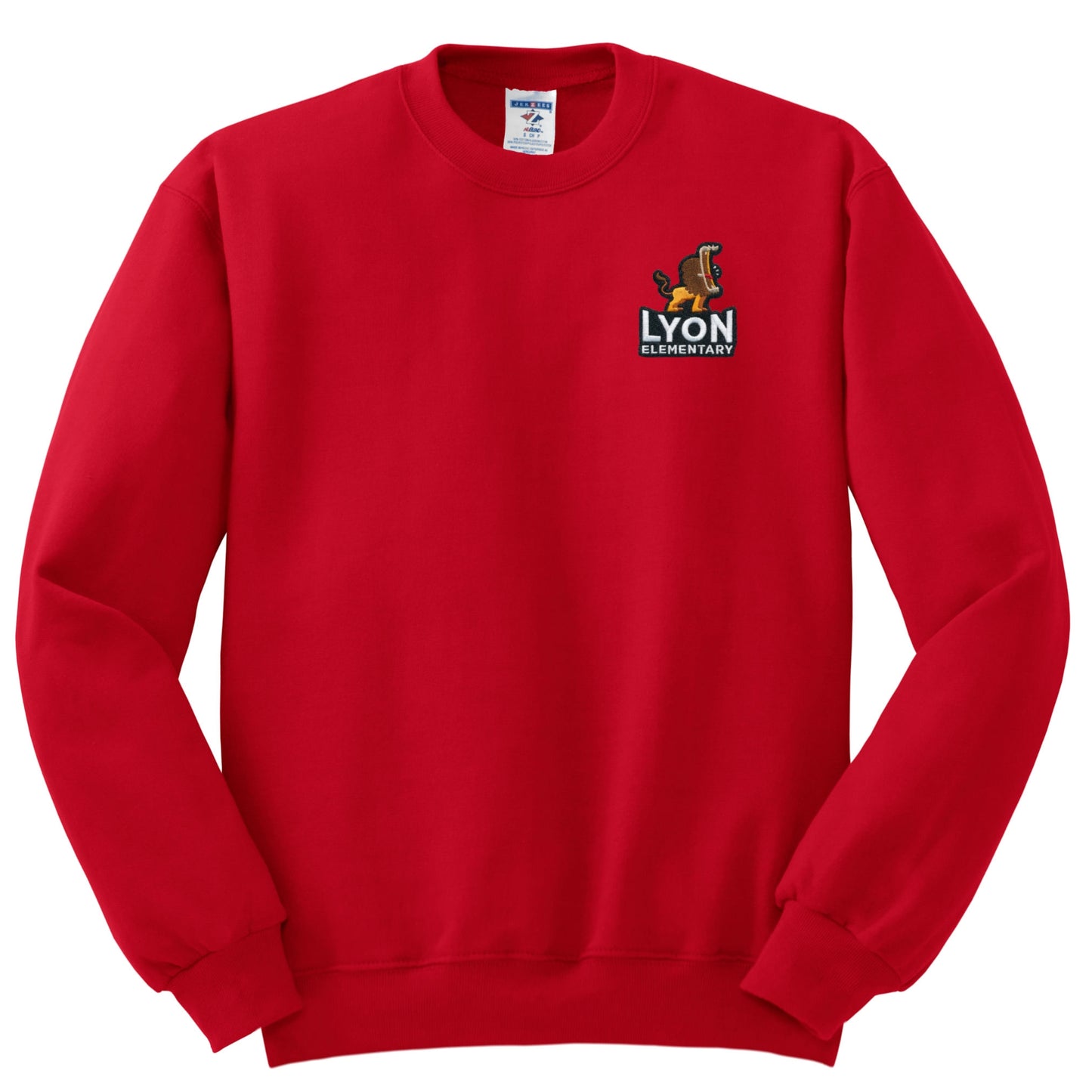 Lyon Elementary Crew Sweatshirt - Red