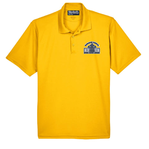 Harahan Elementary Dryfit Polo - Gold - 6th-8th Grades