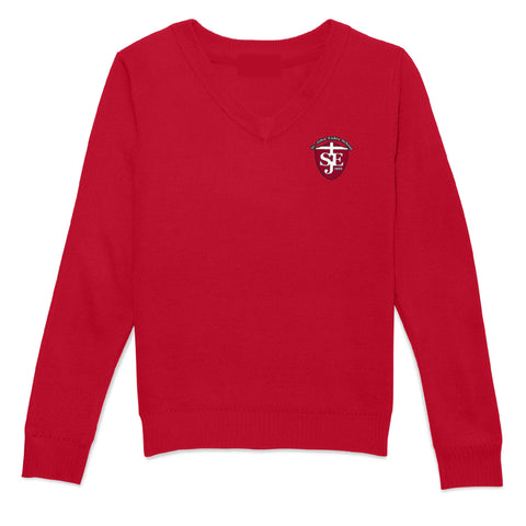 St. John Eudes School Pullover - Red