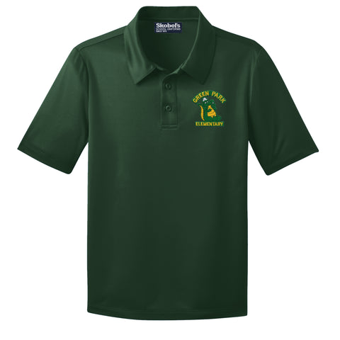 Hunter green dri fit polo online