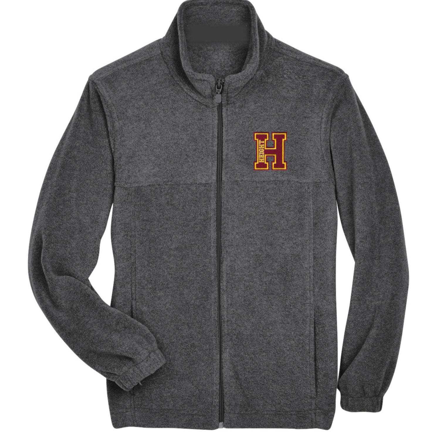 Dorothy Height Charter School Fleece Jacket - Grey