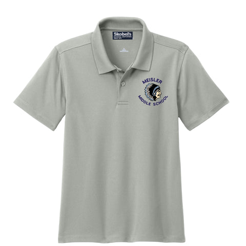 JD Meisler Middle Dryfit Polo - Grey - All Grades