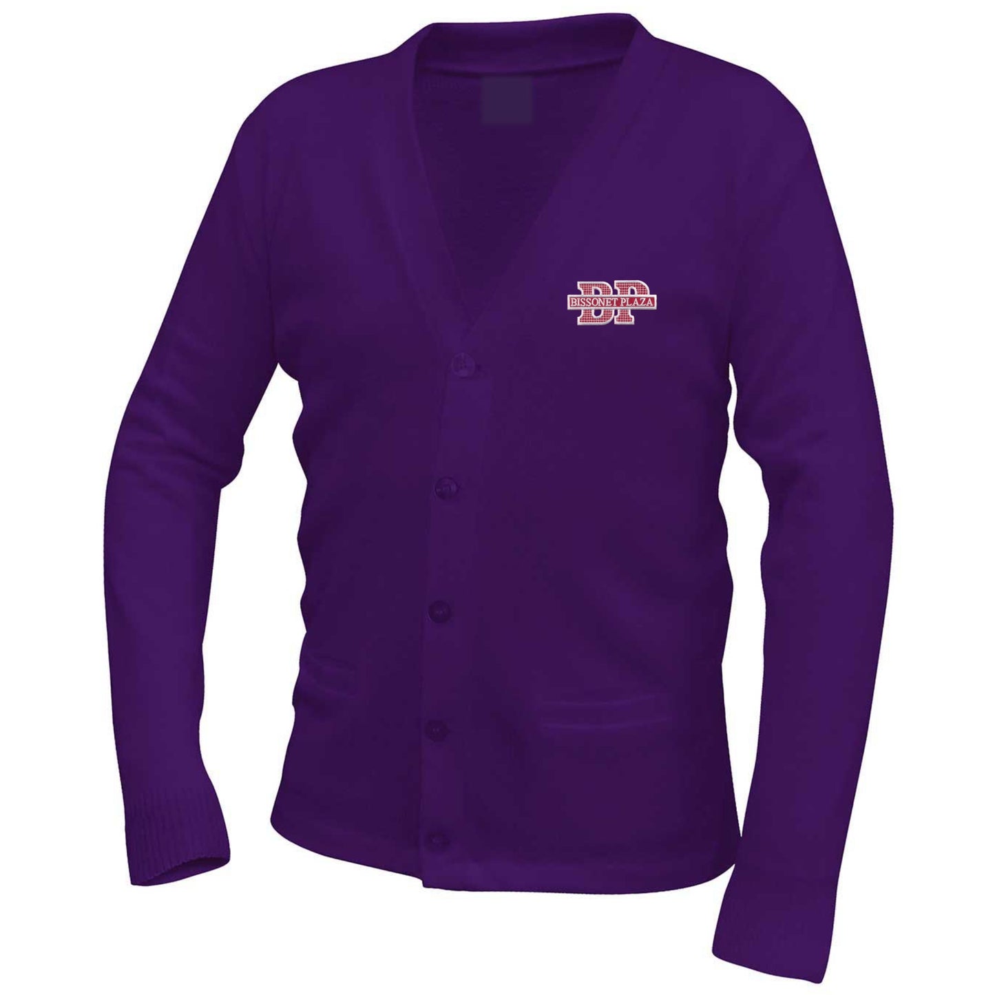 Bissonet Plaza Cardigan - Purple