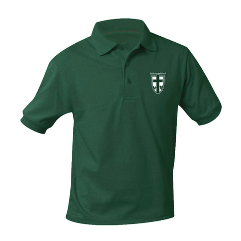 St. Dominic School Jersey Polo - Dark Green