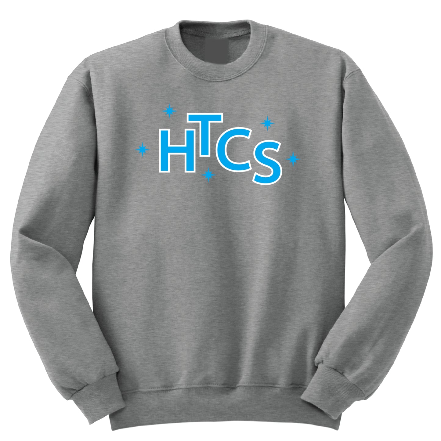 Harriet Tubman Charter School Crew Sweatshirt - HTCS Logo - Grey