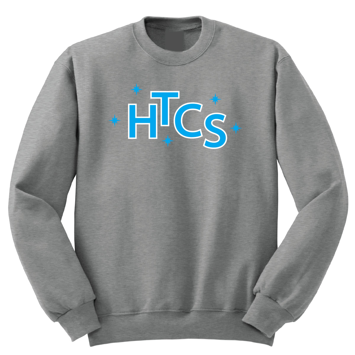 Harriet Tubman Charter School Crew Sweatshirt - HTCS Logo - Grey