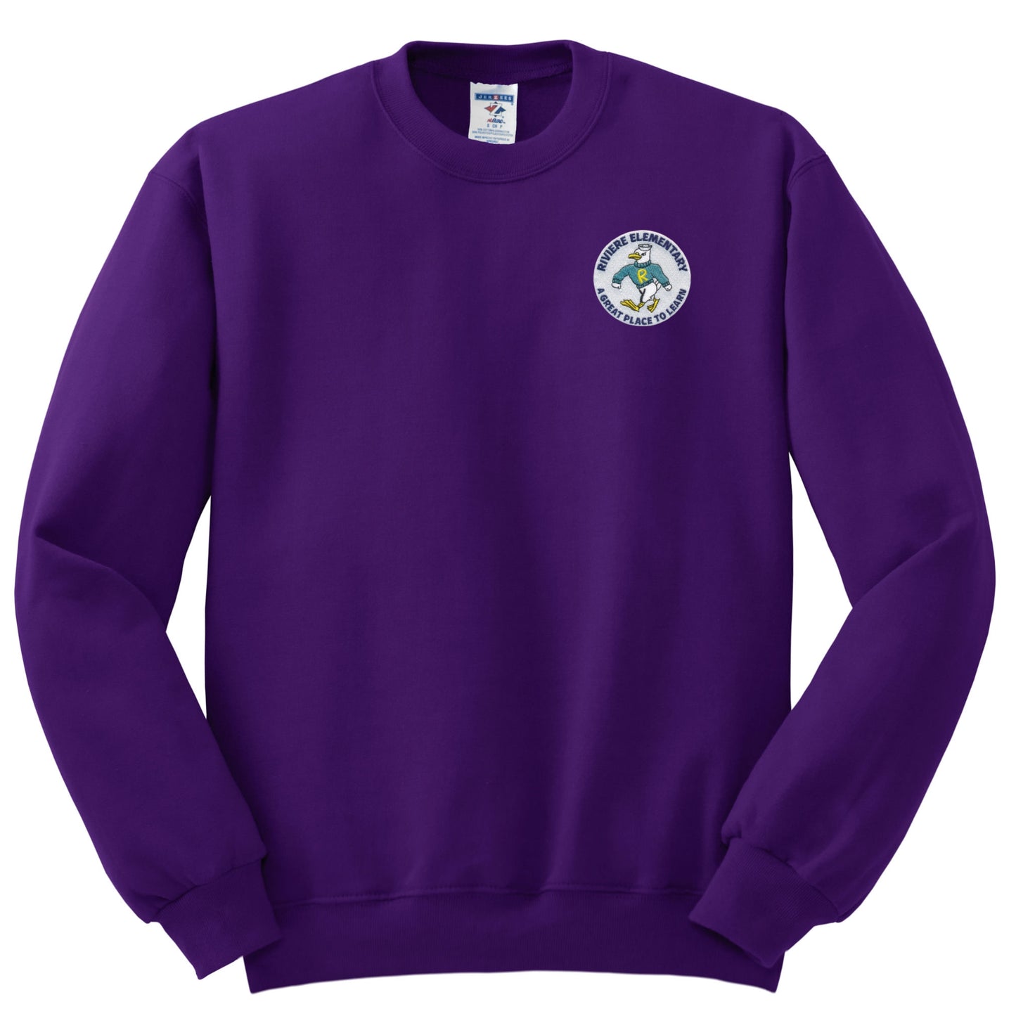 Marie Riviere Elementary Crew Sweatshirt - Purple - Pre-K-K