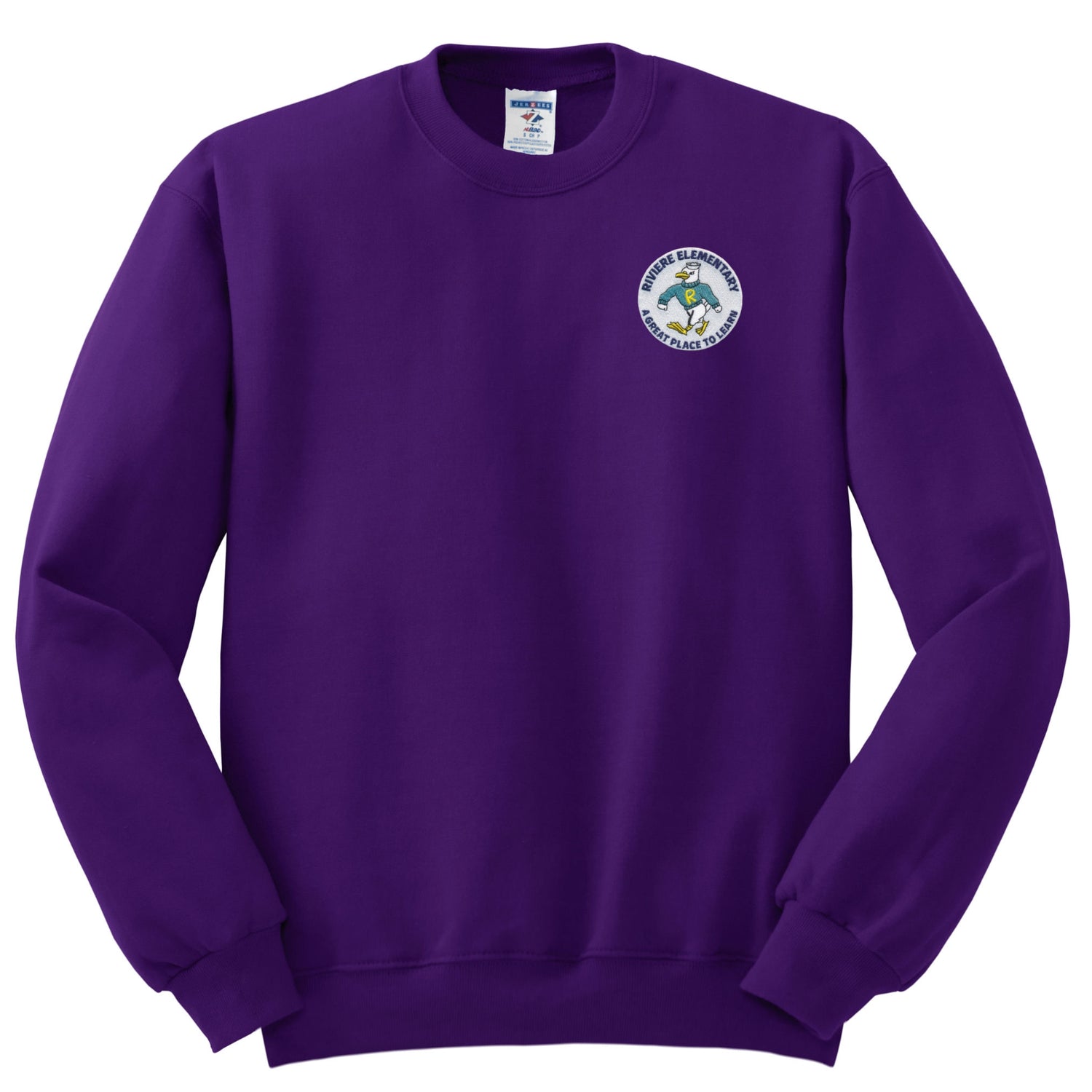 Marie Riviere Elementary Crew Sweatshirt - Purple - Pre-K-K