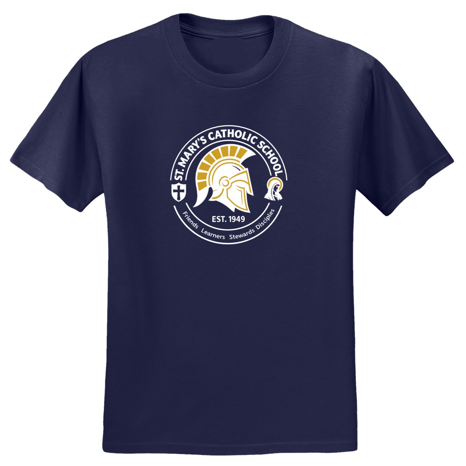 St. Mary's Catholic School Spirit T-Shirt - Navy
