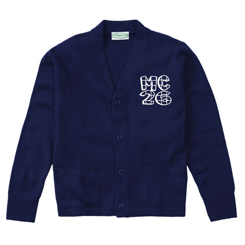 McDonogh 26 Cardigan - Navy - All Grades