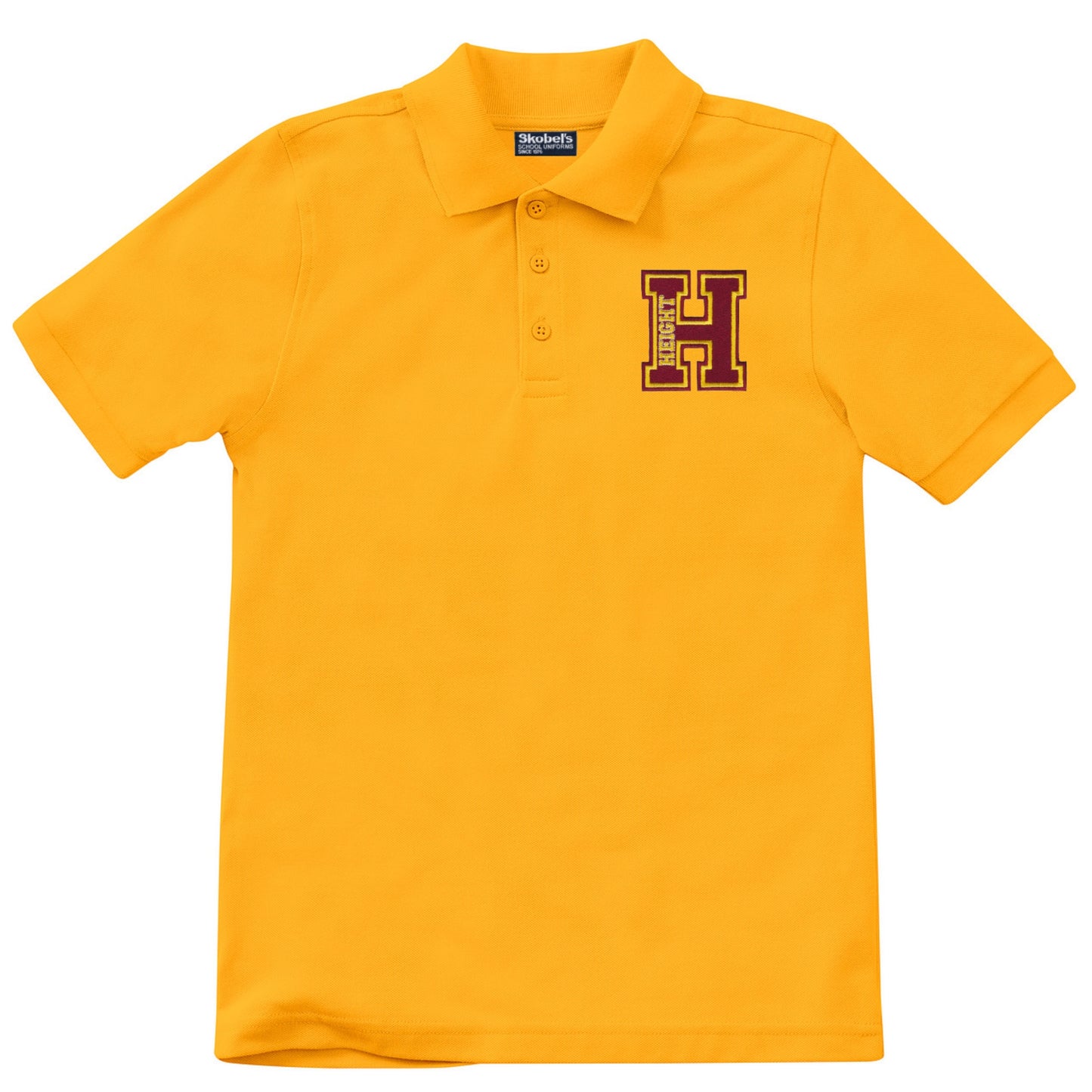 Dorothy Height Charter School Polo - Gold