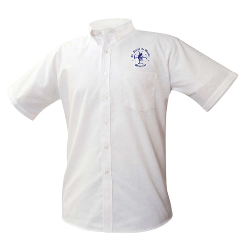 St. Joseph The Worker School Shortsleeve Oxford - White