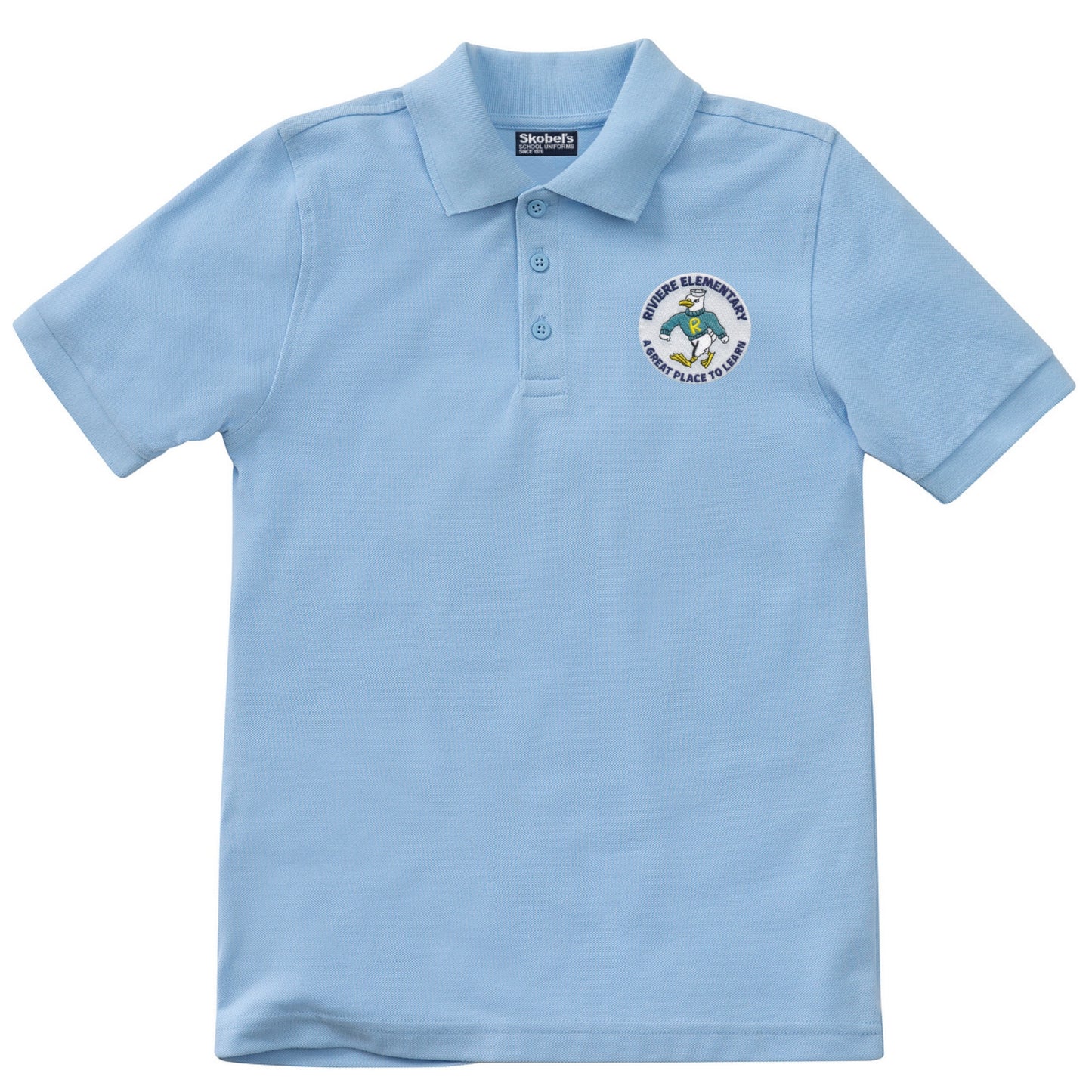 Marie Riviere Elementary Light Blue Polo - 1st-5th Grades