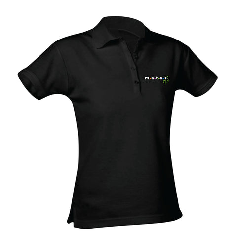 Meadows Arts and Technology Elementary School Feminine Fit Pique Polo - Black