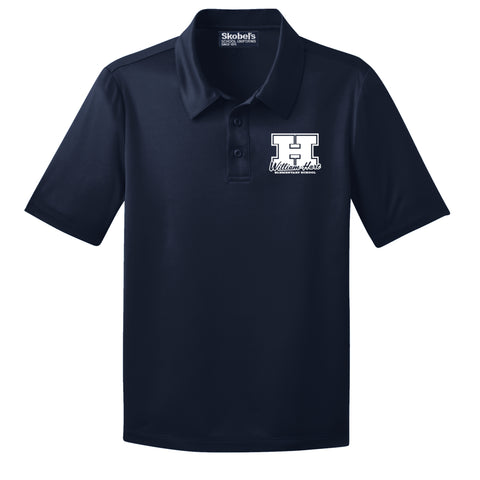 William Hart Navy Dryfit Polo - 1st-5th Grades