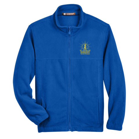 St. Charles Borromeo School Fleece Jacket - Royal