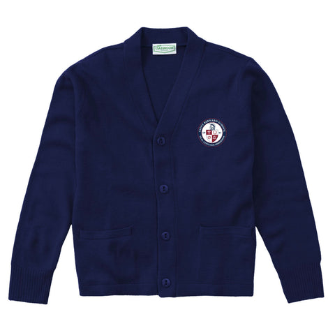 St. Bernard School Cardigan - Navy