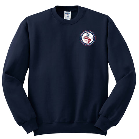 St. Bernard School Crew Sweatshirt - Navy