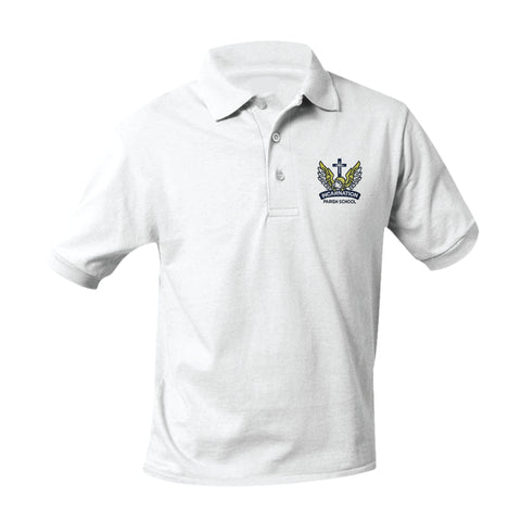 Incarnation School Jersey Polo - White