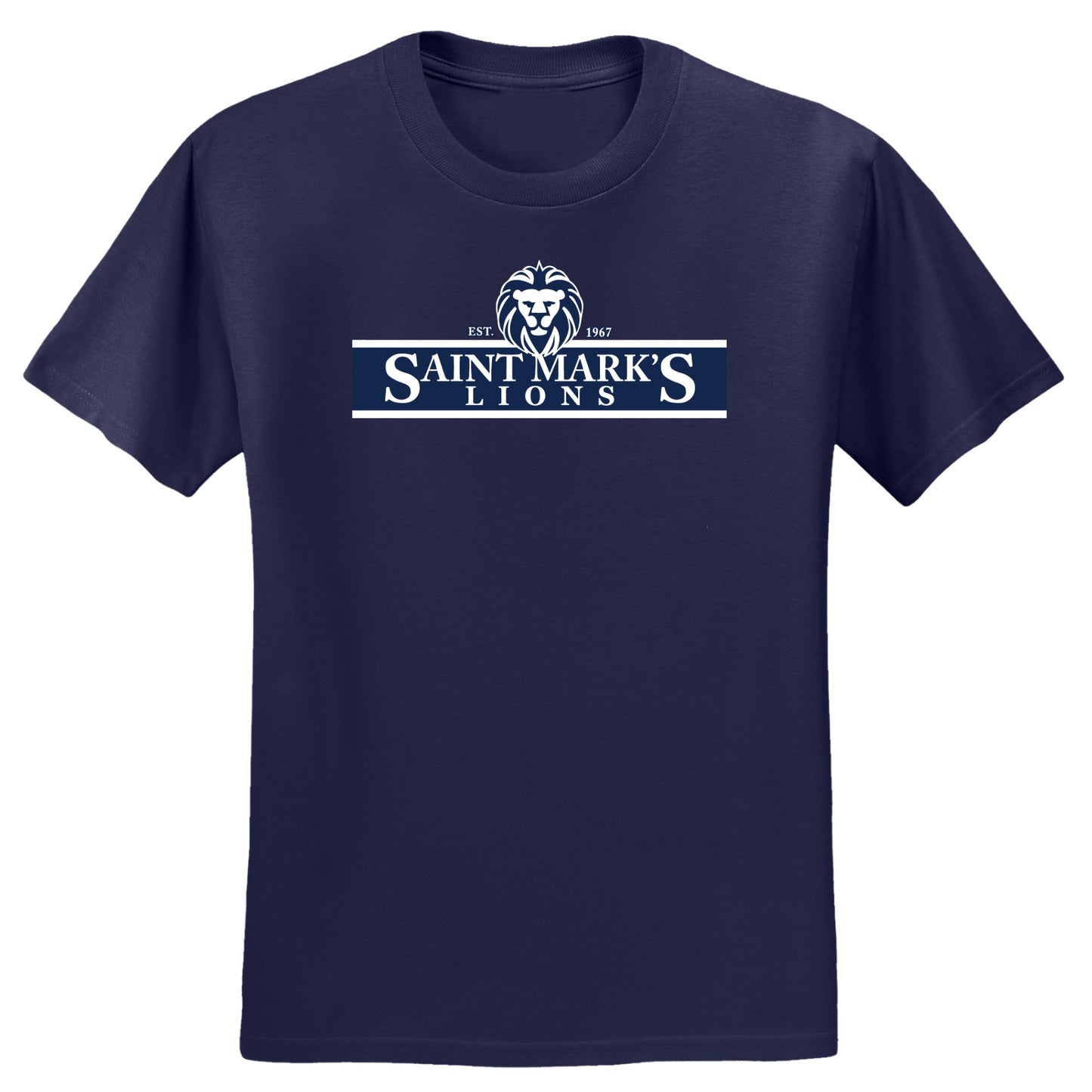 St. Mark's Catholic School Tee Shirt - Navy