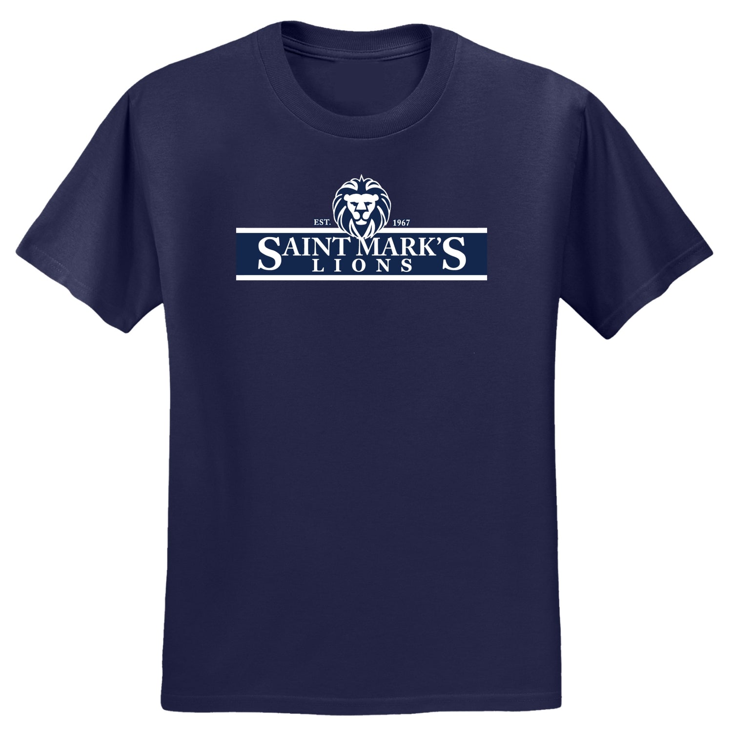St. Mark's Catholic School Tee Shirt - Navy