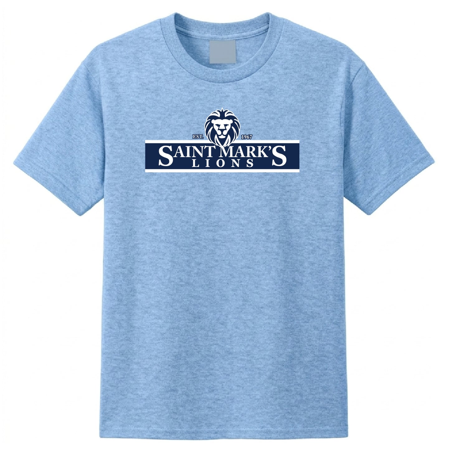 St. Mark's Catholic School Tee Shirt - Lt. Blue