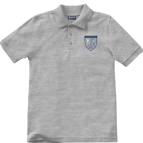 St. Mary of the Assumption School Pique Polo - Grey