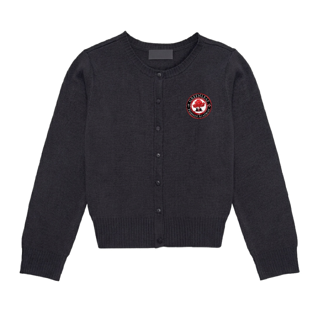 Greenleaf Friends Academy  Girls Cardigan - Black