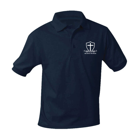 Our Lady of the Valley School Jersey Polo - Navy