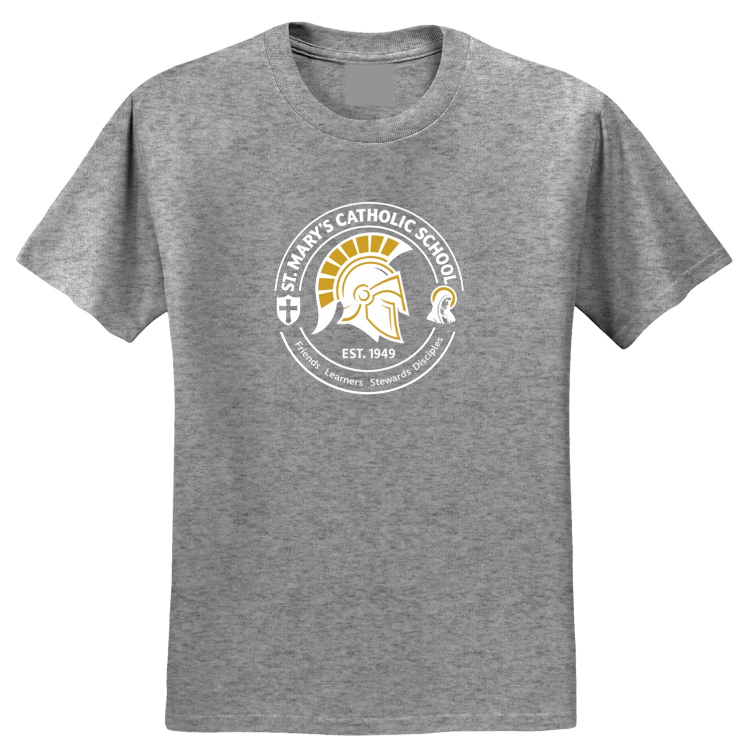 St. Mary's Catholic School Spirit T-Shirt - Grey