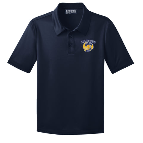 L.W. Higgins Navy Dryfit Polo - 10th Grade