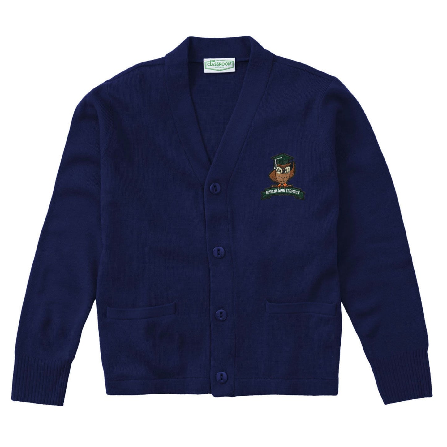 Greenlawn Terrace Cardigan - Navy - All Grades