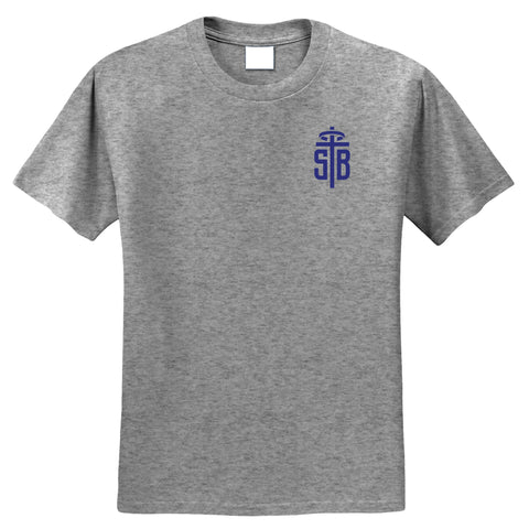 St. Bernardine of Siena School PE Shirt - Grey