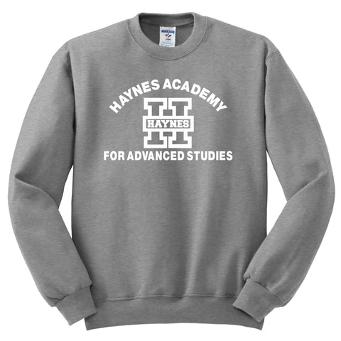 Haynes Academy Crew Sweatshirt - Grey - All Grades