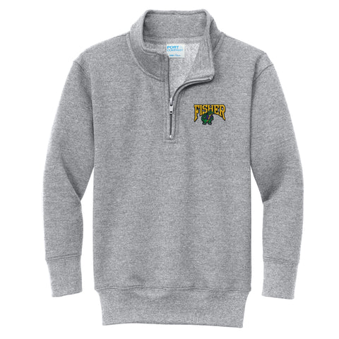 Fisher 1/4 Zip Sweatshirt - Grey - All Grades