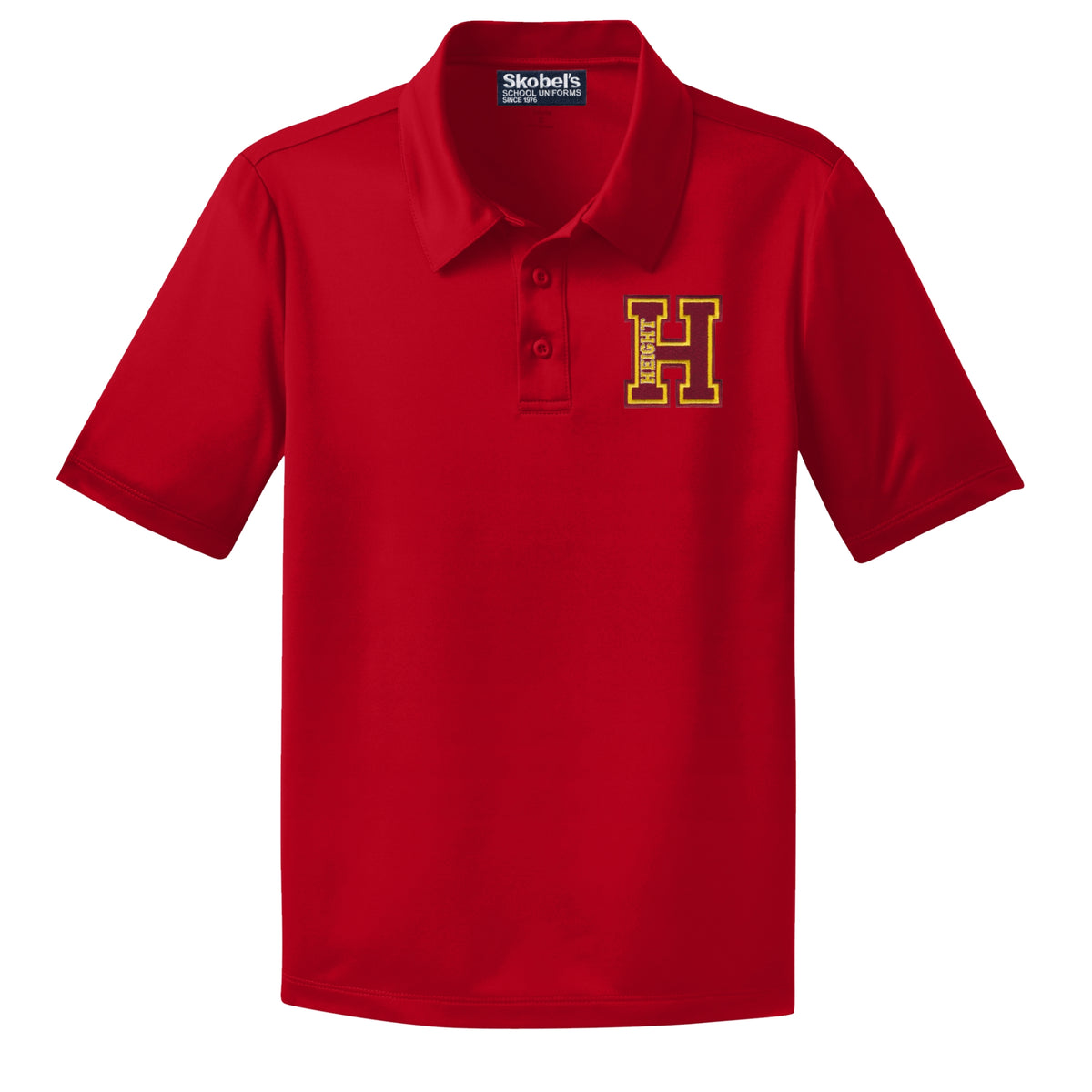 Dorothy Height Charter School  Dryfit Polo - Red