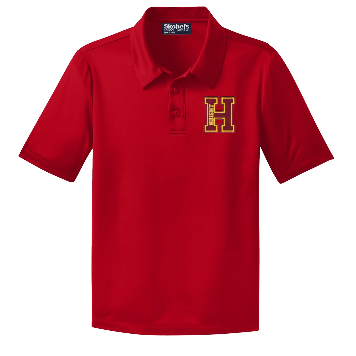 Dorothy Height Charter School  Dryfit Polo - Red