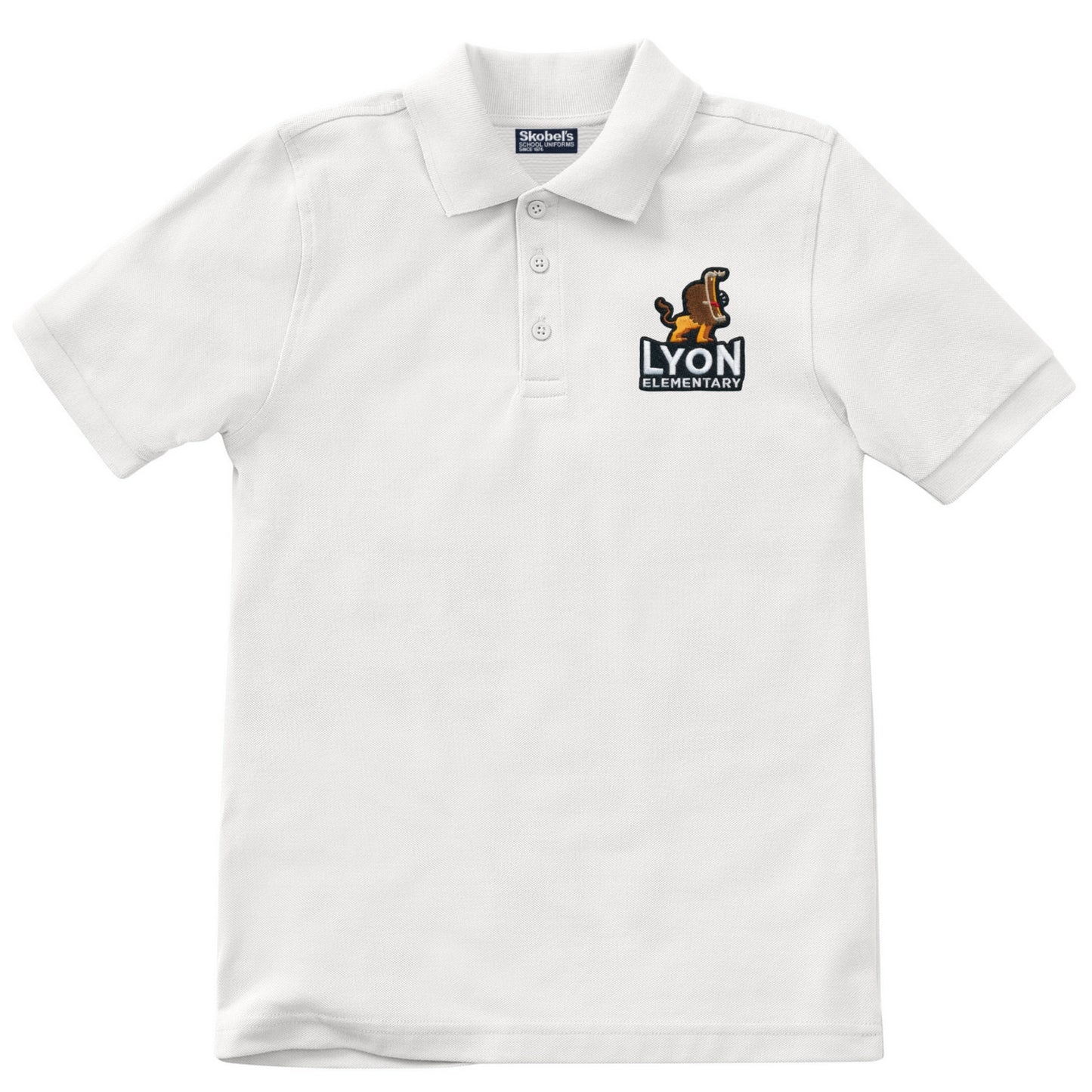 Lyon Elementary Polo - White