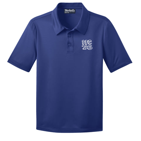 McDonogh 26 Elementary Royal Blue Dryfit Polo - 5th Grade