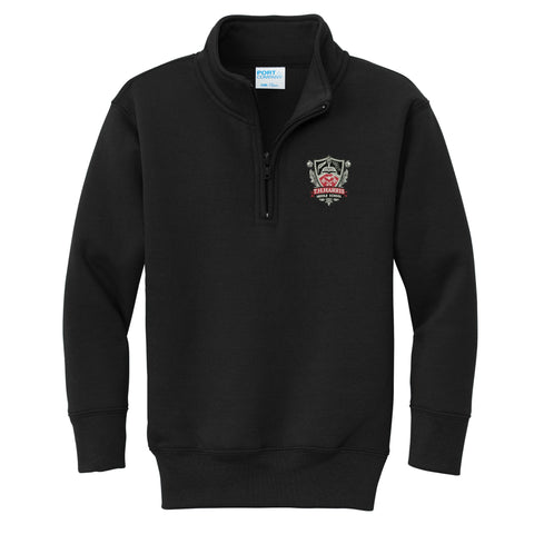 TH Harris 1/4 Zip Sweatshirt - Black - 7th Grade