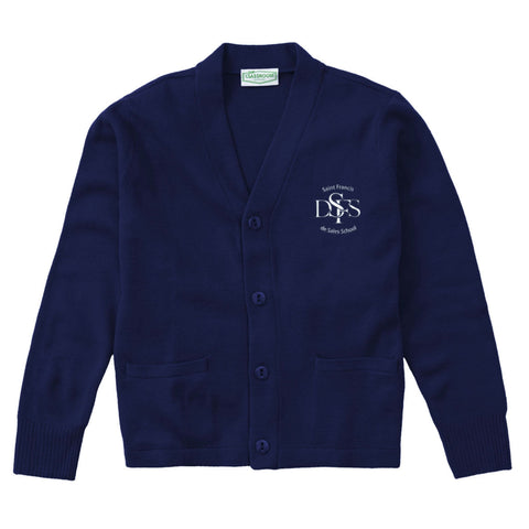 St. Francis De Sales School Cardigan - Navy