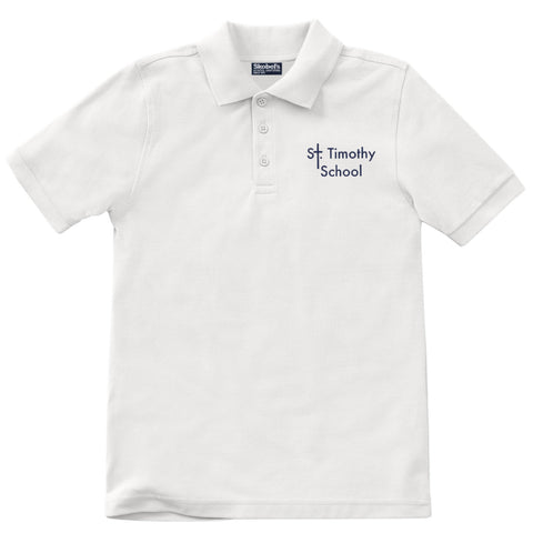 St. Timothy School Polo - White - Coming Soon