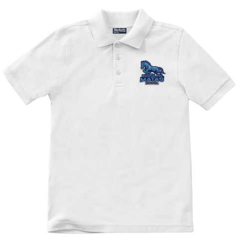 Rudolph Matas Elementary School White Polo - 1st-5th Grades