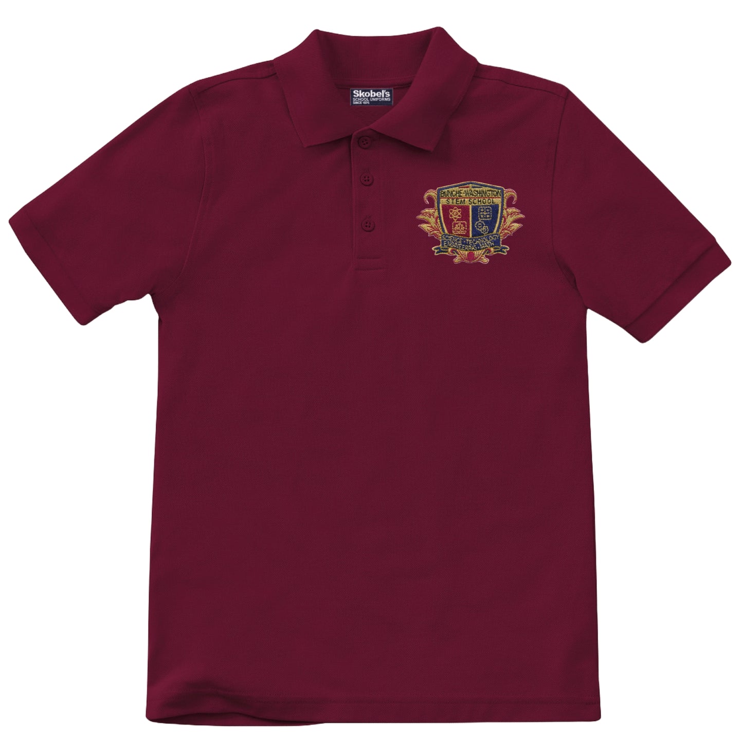 Bunche-Washington Polo - Maroon