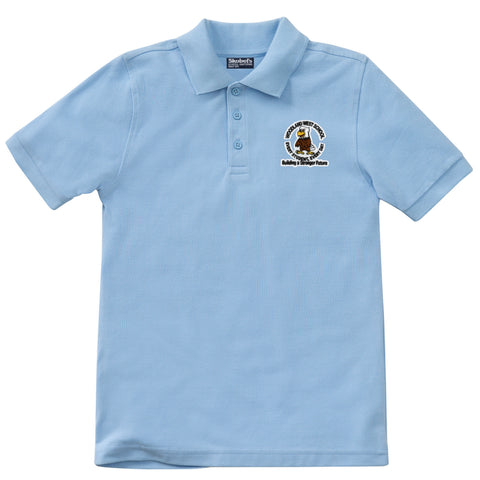 Woodland West Elementary Light Blue Polo - 1st-5th Grades