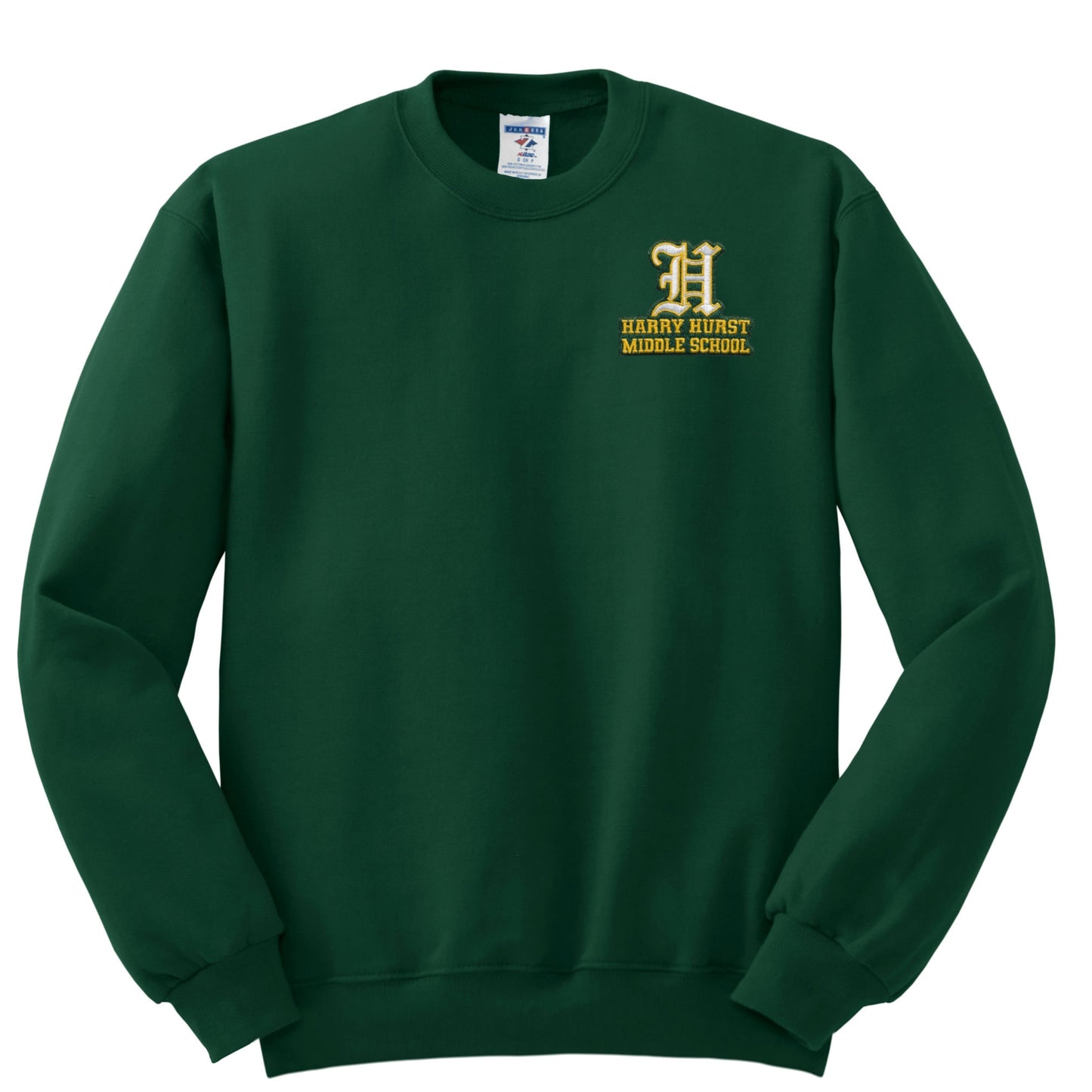 Harry Hurst Middle School Crew Sweatshirt - Dark Green