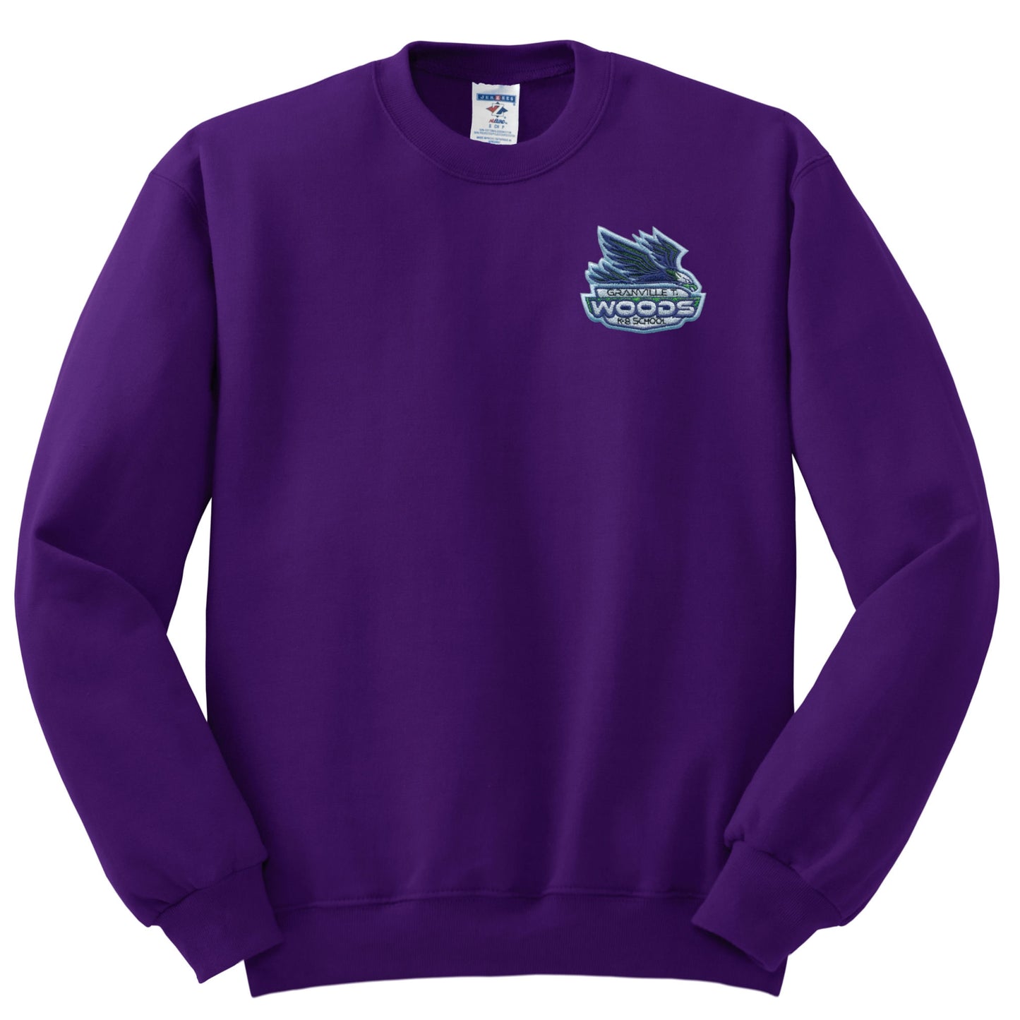 G T Woods Crew Sweatshirt - Purple - PreK-K