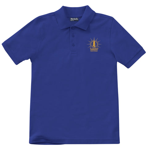 St. Charles Borromeo School Polo - Royal